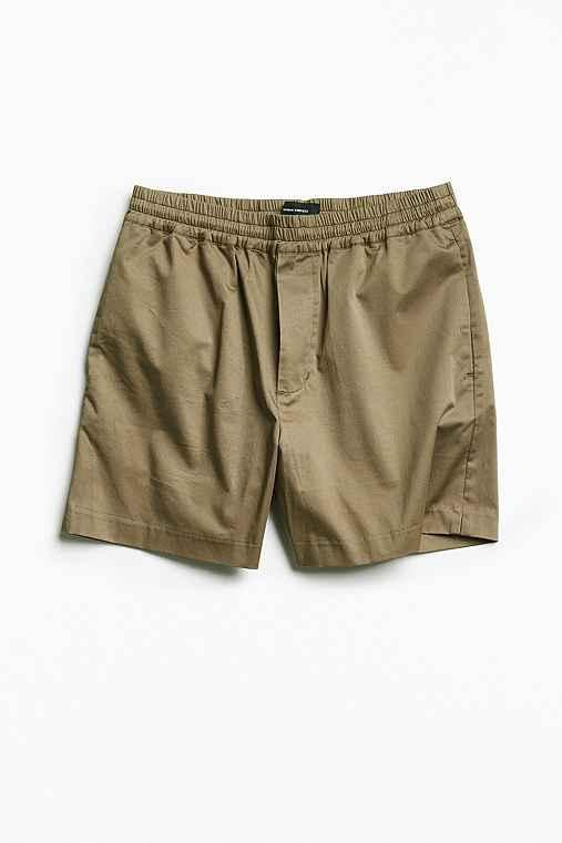 Urban Outfitters Uo New Elastic Waist Dress Short,olive,m
