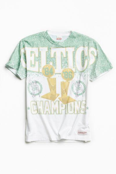 Urban Outfitters Mitchell & Ness Boston Celtics Cut To The Basket Tee