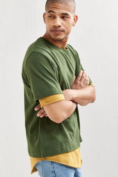 Urban Outfitters Uo Boxy Double Layer Tee