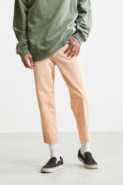 Bdg Melon Acid Wash Straight Cropped Jean