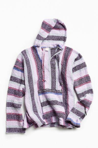 Urban Outfitters Vintage Woven Pullover Hoodie Sweatshirt