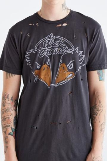 Urban Outfitters Black Crowes Destroyed Tee