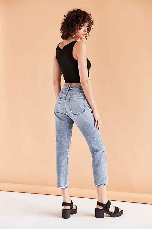 Urban Outfitters Agolde Riley High-rise Cropped Jean - Blue Rock,indigo,32