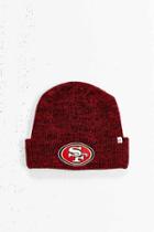 Urban Outfitters 47 Brand Nfl 49ers Beanie,red Multi,one Size