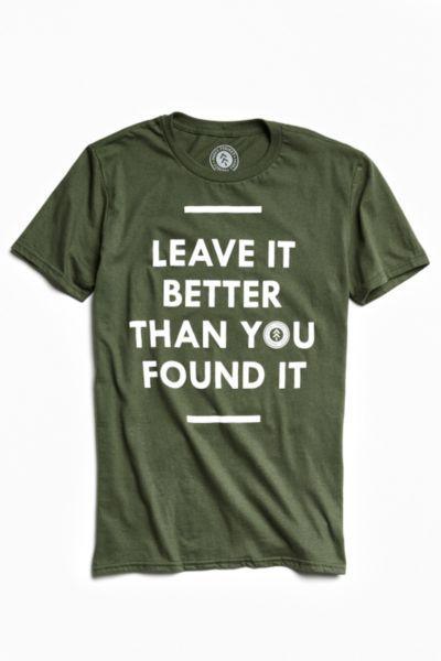 Urban Outfitters Parks Project Leave It Better Tee