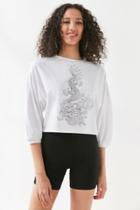 Silence + Noise Tattoo Dragon Long-sleeve Top