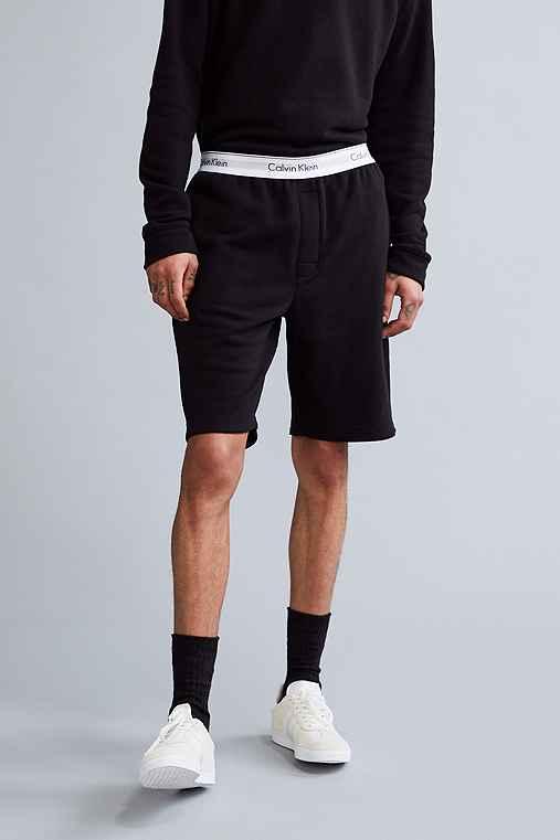 Urban Outfitters Calvin Klein Modern Cotton Lounge Short,black,xl