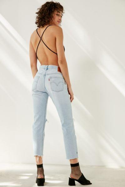 Levi&apos;s Levis 501 Cropped Skinny Jean - Bowie Blue