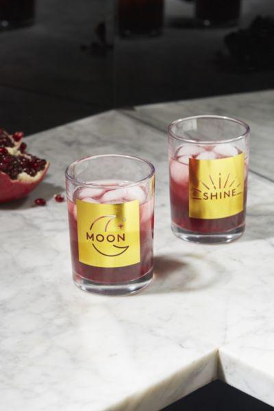 Urban Outfitters Moon Shine Glasses Set