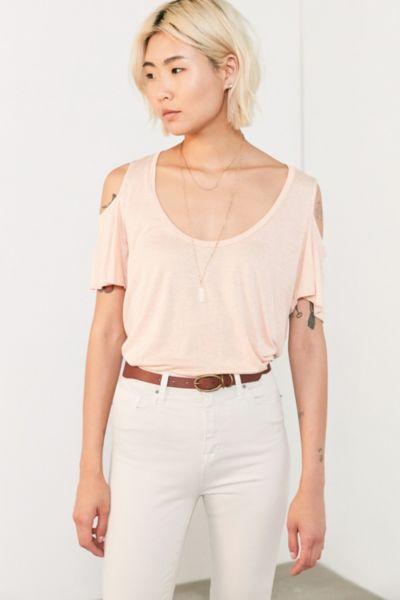 Project Social T Liza Cold Shoulder Tee