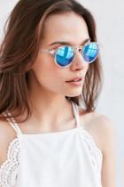 Urban Outfitters Clear Sky Round Sunglasses
