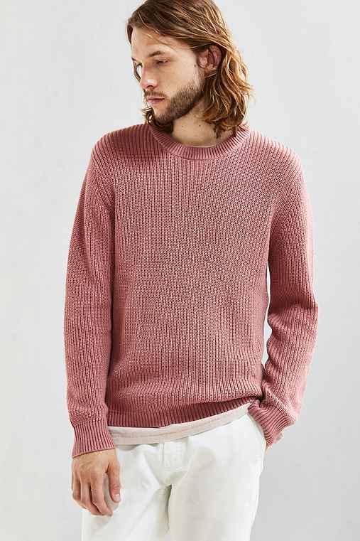 Urban Outfitters Uo Classic Crew Neck Sweater,pink,m