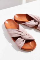 Urban Outfitters Supple Suede Twist Slide,rose,8