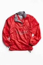Urban Outfitters Vintage Tommy Hilfiger Red '90s Prep Sport Windbreaker Jacket,red,one Size