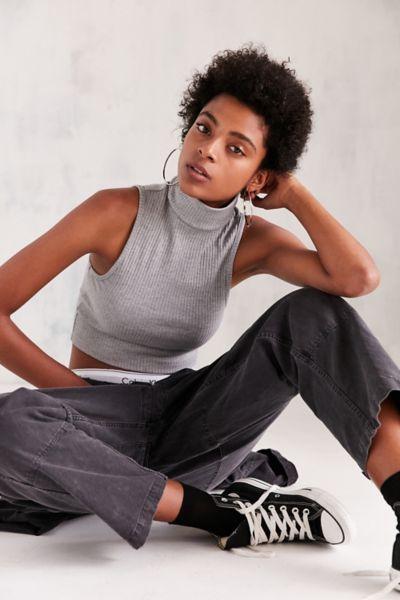 Urban Outfitters Kimchi Blue Turtleneck Cropped Tank Top