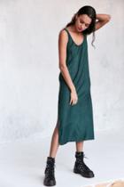 Urban Outfitters Cooperative Daphne Scoop-back Midi Slip Dress