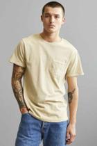 Urban Outfitters Uo Pigment Pocket Tee,tan,xl