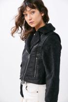 Urban Outfitters Bdg Cozy Combination Moto Jacket
