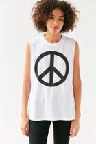 Urban Outfitters Truly Madly Deeply Peace Muscle Tee