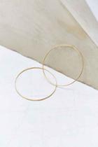 Urban Outfitters Sterling Silver + 18k Gold Plated Daryl Hoop Earring,gold,one Size