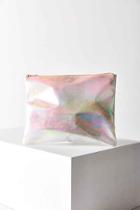 Urban Outfitters Iridescent Pouch,pink,one Size