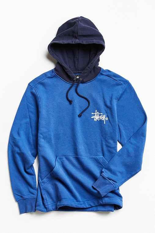 Urban Outfitters Stussy Two-tone Hoodie Sweatshirt,purple,xl