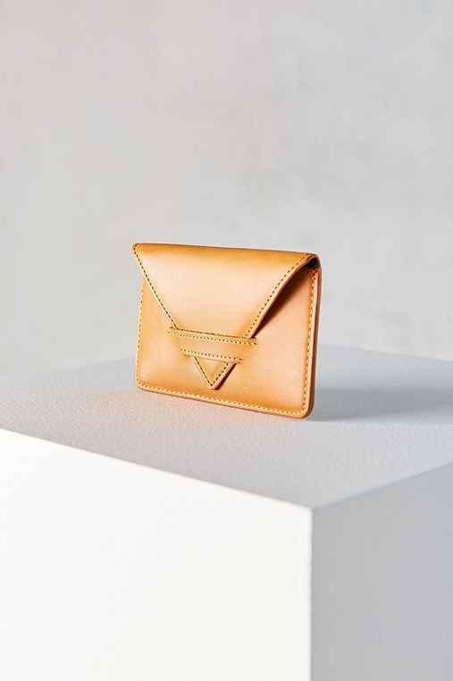 Urban Outfitters Simple Cardholder Wallet,brown,one Size
