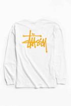 Urban Outfitters Stussy Basic Long Sleeve Tee,white,l