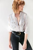 Urban Outfitters Bdg Nelly Plaid Button-down Shirt