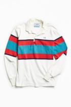 Urban Outfitters Vintage Vintage Lands End White Multi Stripe Rugby Shirt