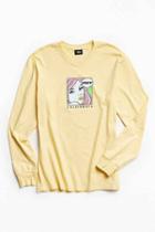 Urban Outfitters Stussy Cali Girl Long Sleeve Tee,yellow,s