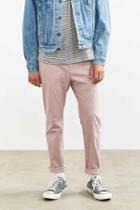 Urban Outfitters Uo Easton Skinny Stretch Chino Pant,blush,36/32