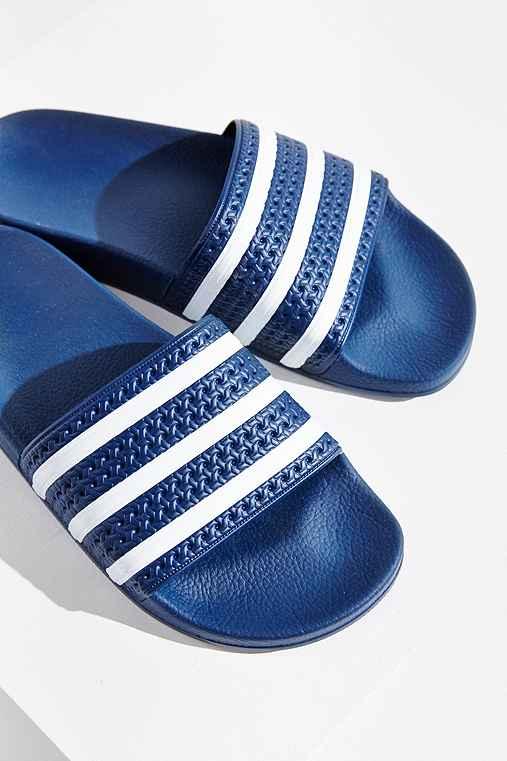 Urban Outfitters Adidas Originals Adilette Pool Slide,navy,w 9/m 8