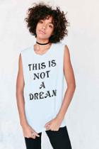 Urban Outfitters Kimchi Blue This Is Not A Dream Muscle Tee,blue,s
