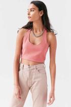 Urban Outfitters Silence + Noise Haven Halter Tank Top,rose,xs