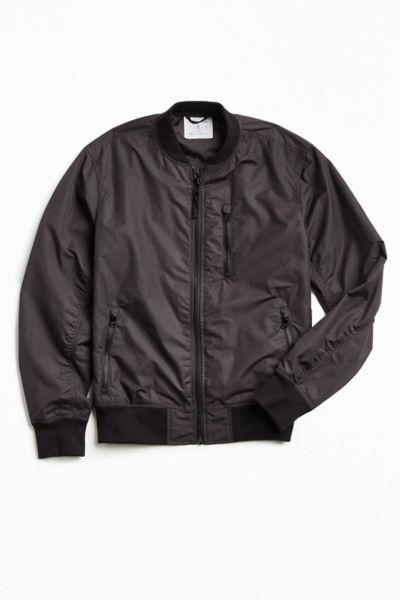 Urban Outfitters Uo Nylon Ace Bomber Jacket