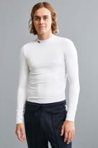 Urban Outfitters Lacoste Golf Mock Neck Long Sleeve Tee