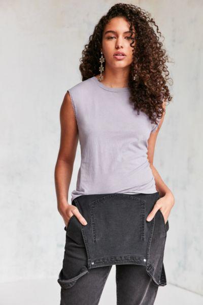 Truly Madly Deeply Lace Muscle Tank Top