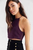 Urban Outfitters Lucca Couture Skinny Strap Tank,purple,s