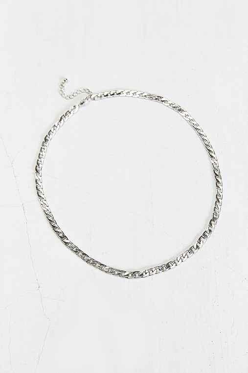 Urban Outfitters Basic Silver Chain Necklace,silver,one Size