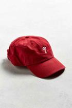 Urban Outfitters '47 Brand Philadelphia Micro Logo Baseball Hat,red,one Size