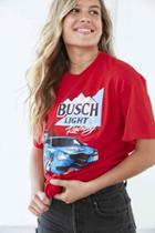 Urban Outfitters Junk Food Busch Racing Tee,red,s