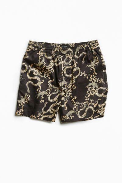 Urban Outfitters Uo Baroque Elastic Waist Dress Short