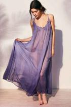 Urban Outfitters Out From Under Marion Midi Cover-up Dress,purple,m/l