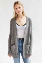 Urban Outfitters Bdg Carter Cardigan,grey Multi,l