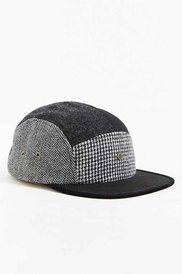 Urban Outfitters Obey Patchwork 5-panel Hat,black,one Size