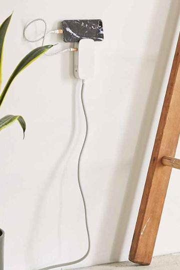 Urban Outfitters Bluelounge Portiko 6-ft Extension And Usb Cord,white,one Size