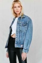 Urban Outfitters Vintage Guess By Marciano '90s 4-pocket Denim Trucker Jacket,assorted,one Size