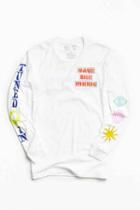 Urban Outfitters Uo + Save The Music Long-sleeve Tee,white,l