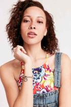 Urban Outfitters We Who Prey Petite Meridian Bracelet,silver,one Size